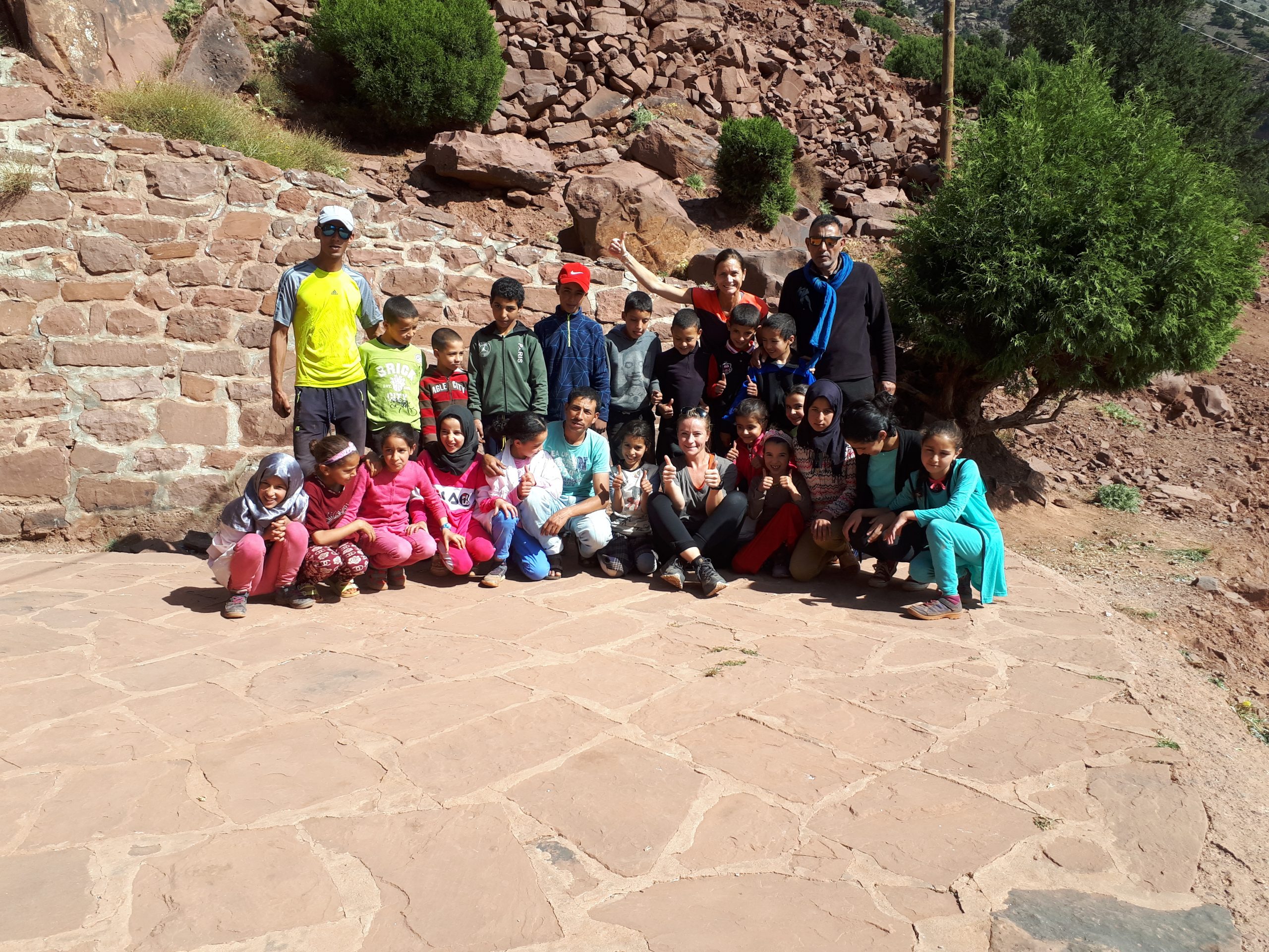 A SPORTS RAID AND SUPPORT FOR MOROCCAN FAMILIES